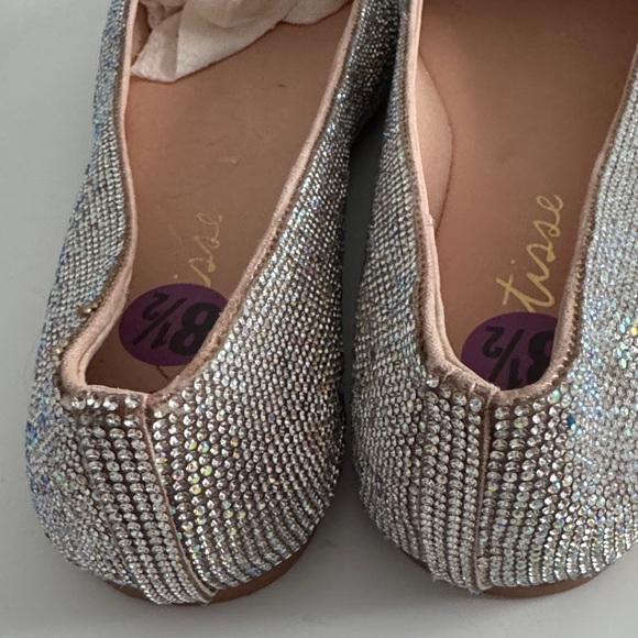 Matisse Silver Rhinestone Flats - Picture 3 of 6